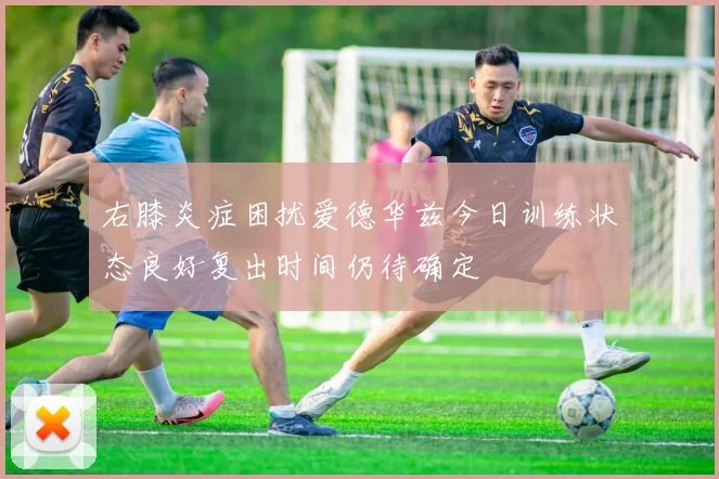 右膝炎症困扰爱德华兹今日训练状态良好复出时间仍待确定